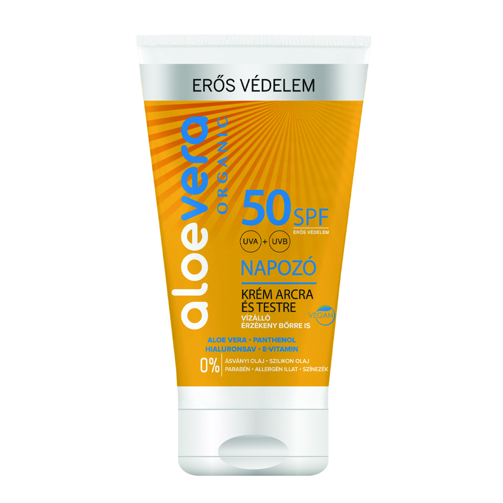 Original Aloe Vera Sunscreen For Face And Body Spf50 150ml Aloe Vera Alveola 2154